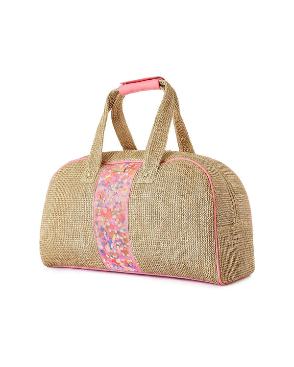 Bring on the Fun Woven Weekender Duffle Bag