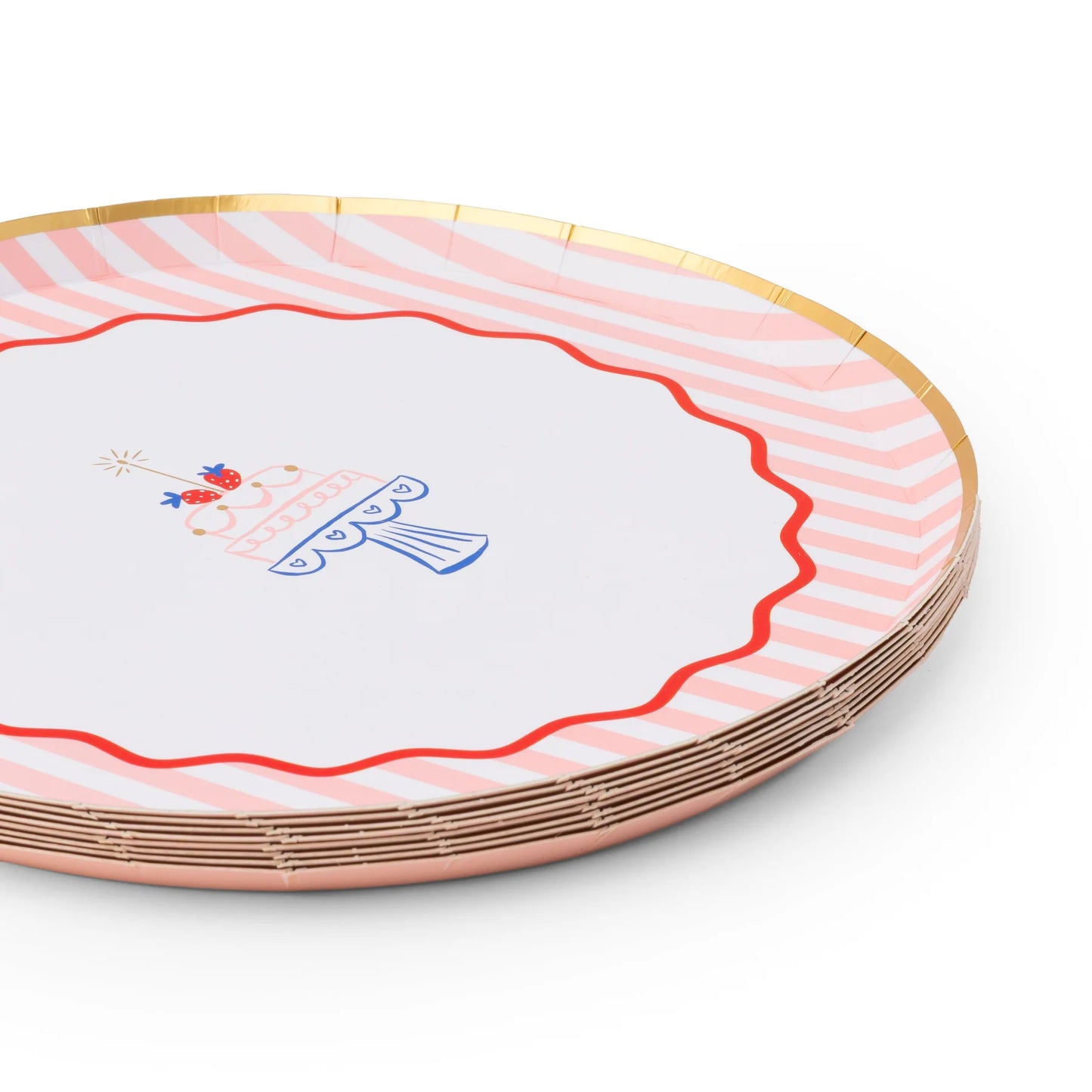 PLATOS PEQUEÑOS DE TORTA DE CUMPLEAÑOS