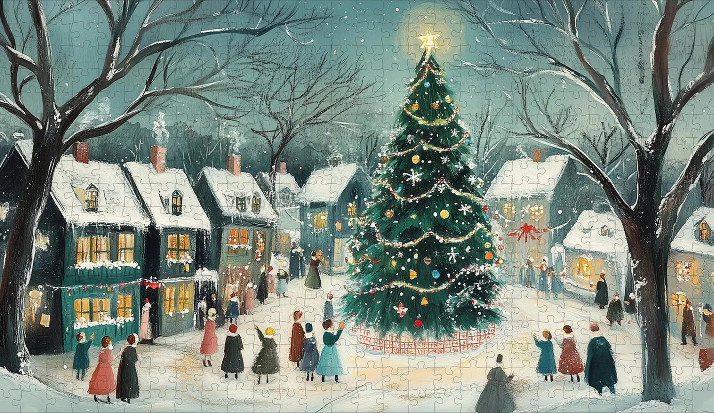 Rompe Cabezas Village Tree (600 piezas)