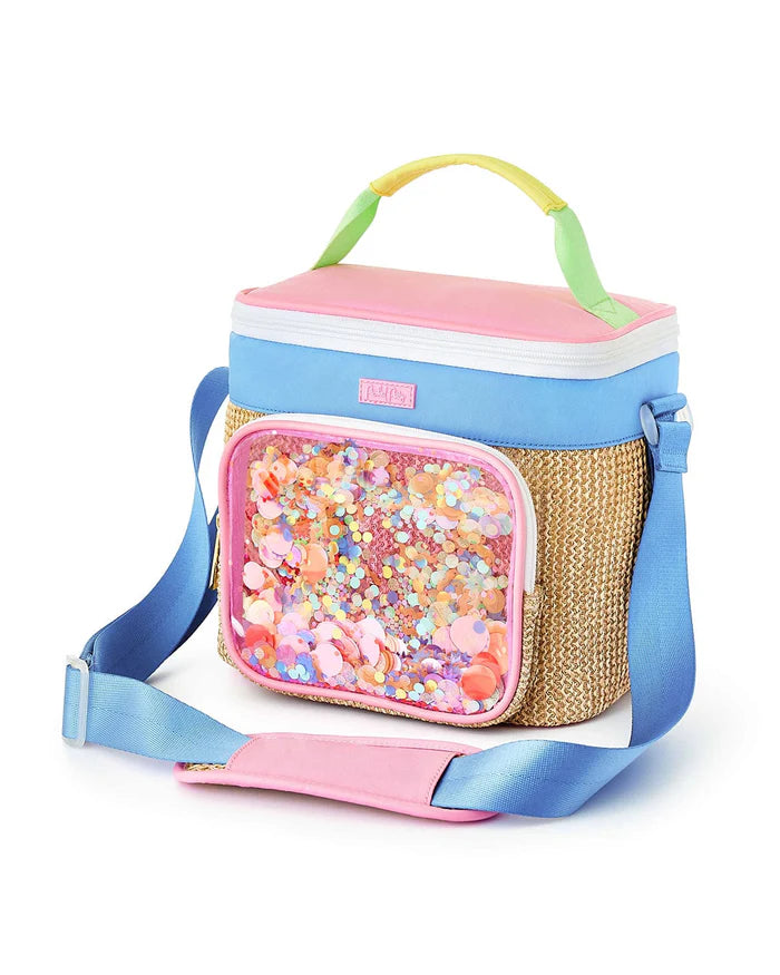 BRING ON THE FUN INSULATED CONFETTI COOLER BAG