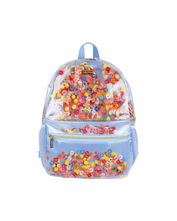 Mochila Little Letters Confetti Clear