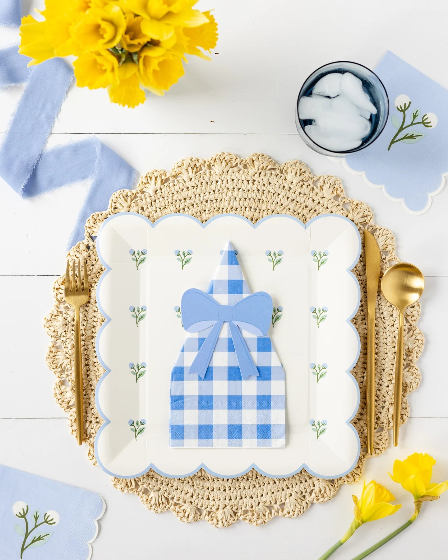 Servilletas Gingham Guest