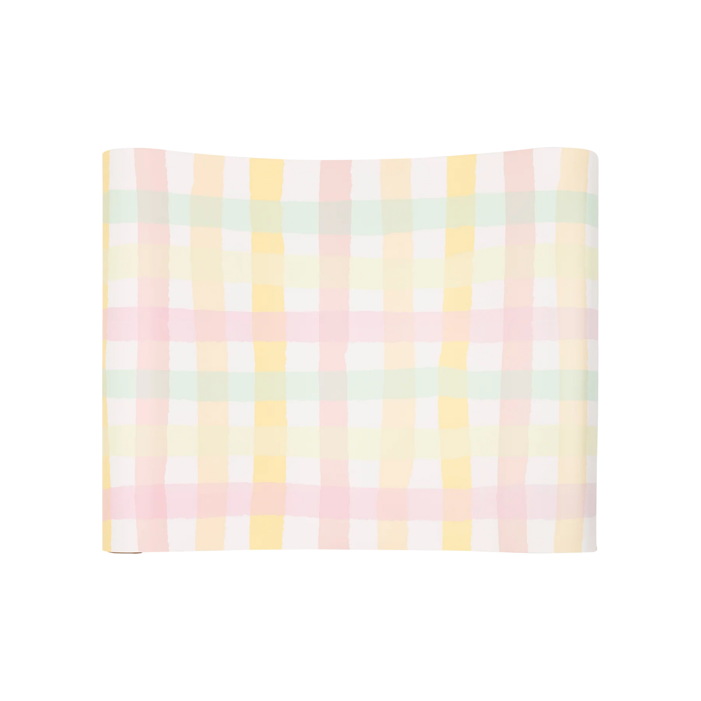 Spring Checks Paper Table Runner