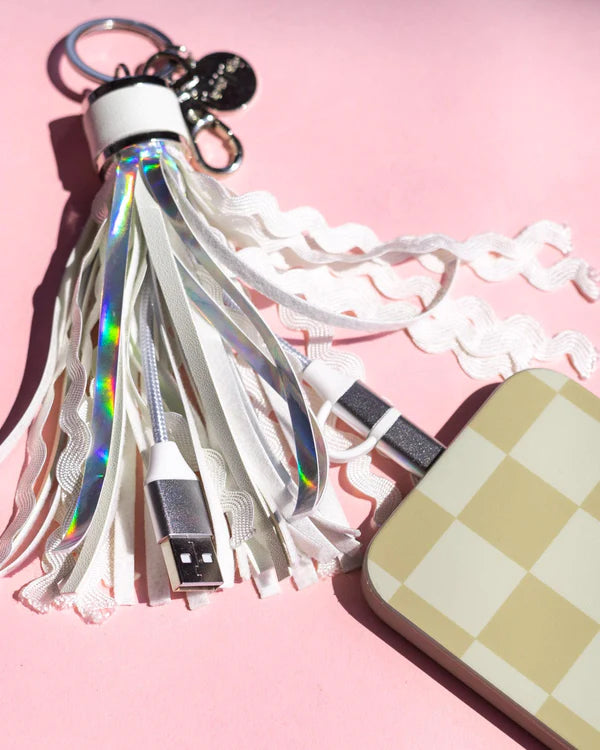 LLavero charging tassel for iphone or android