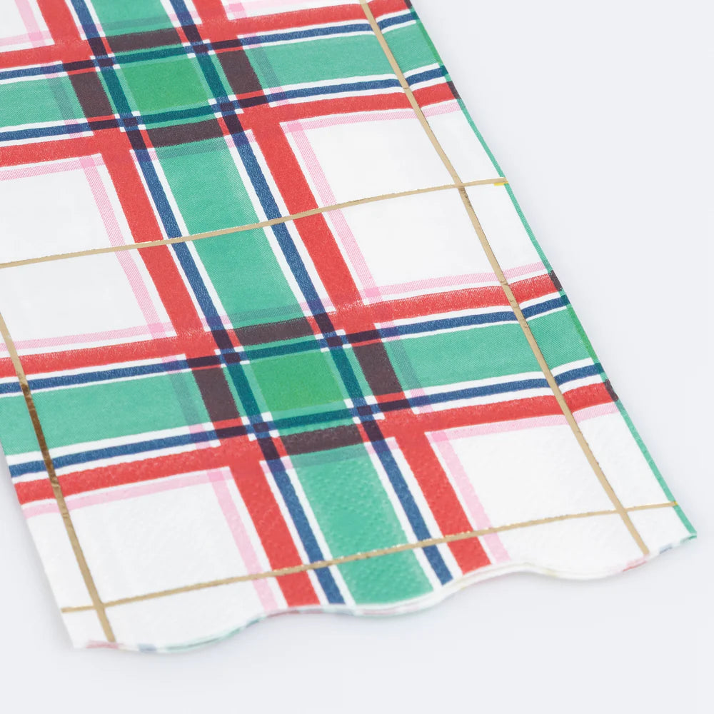 Plaid Guest Towel