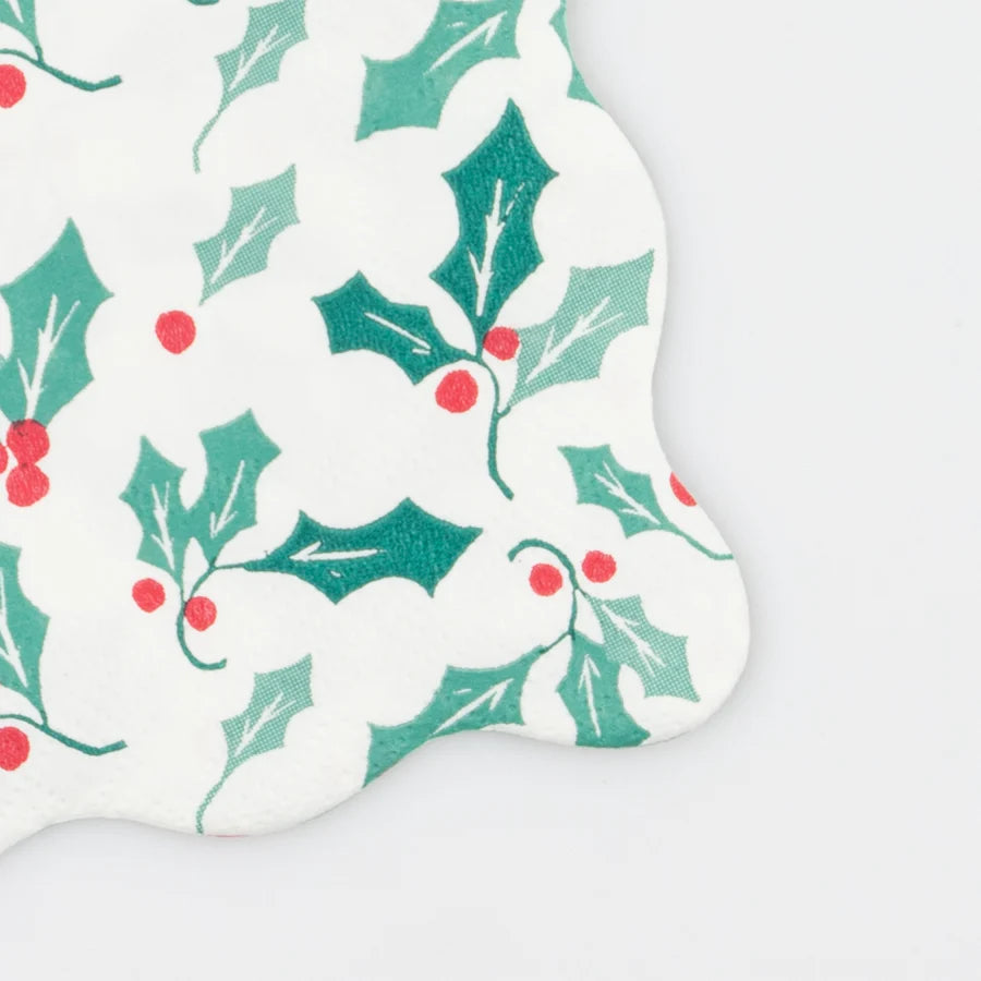Servilletas Pequeñas Holly Pattern