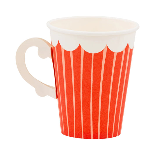 Vaso rayas con aza