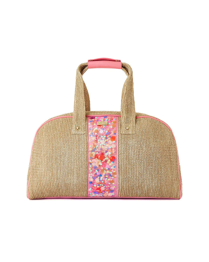 Bring on the Fun Woven Weekender Duffle Bag