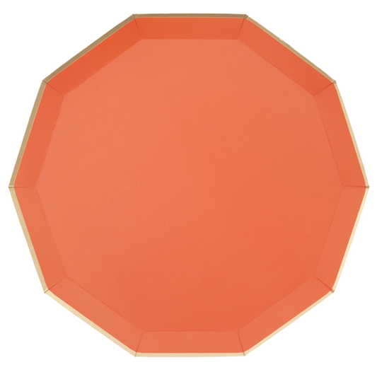 Platos Grande Naranja