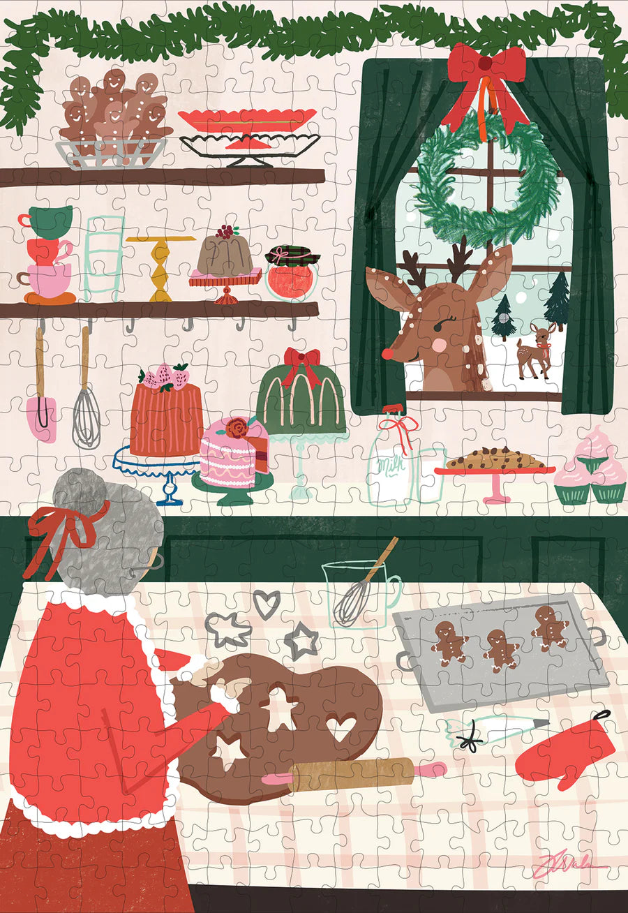 Rompecabeza Mrs Claus Bakery  300 piezas
