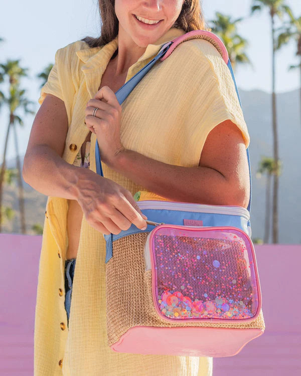 BRING ON THE FUN INSULATED CONFETTI COOLER BAG