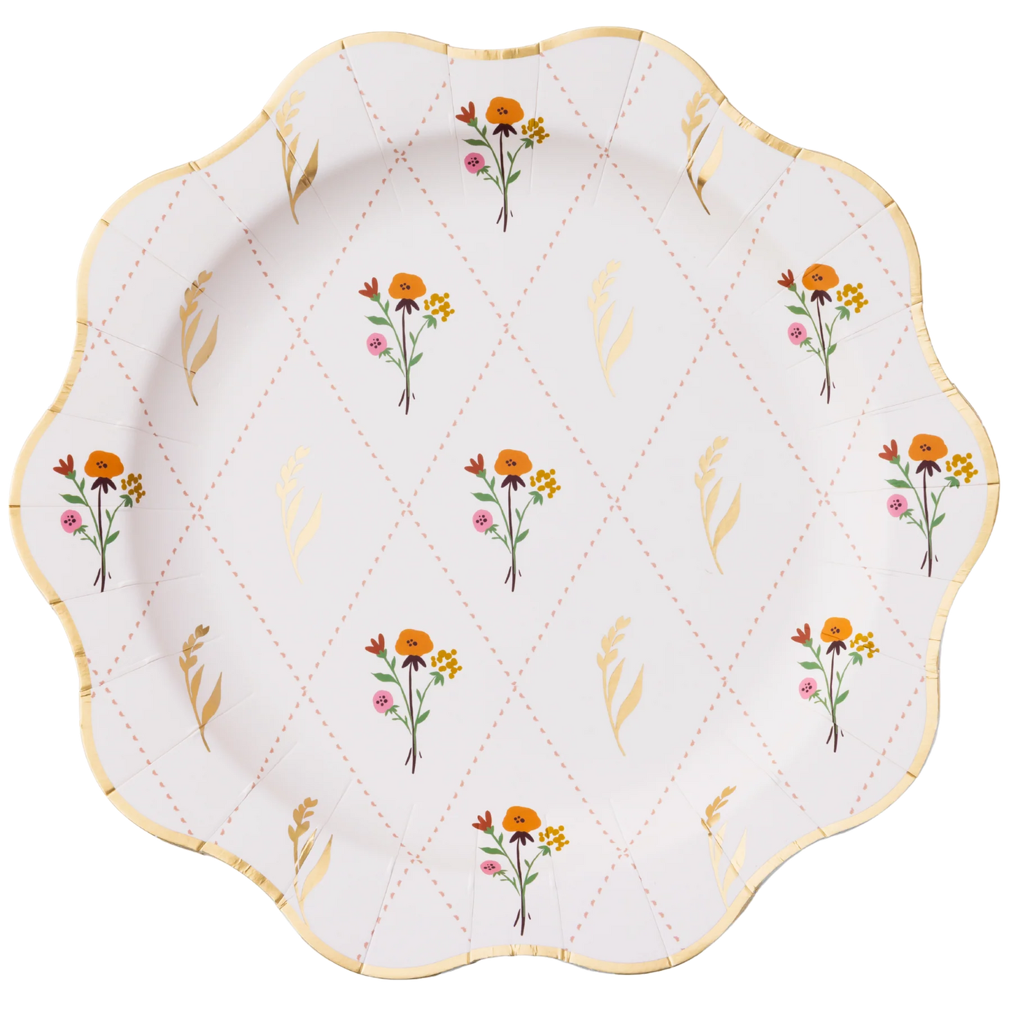 Platos  Grande Floral Otoño