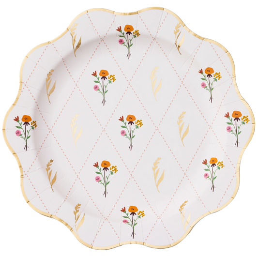 Platos  Grande Floral Otoño