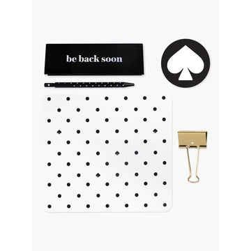 Desk Gift Set, Blanco y Negro