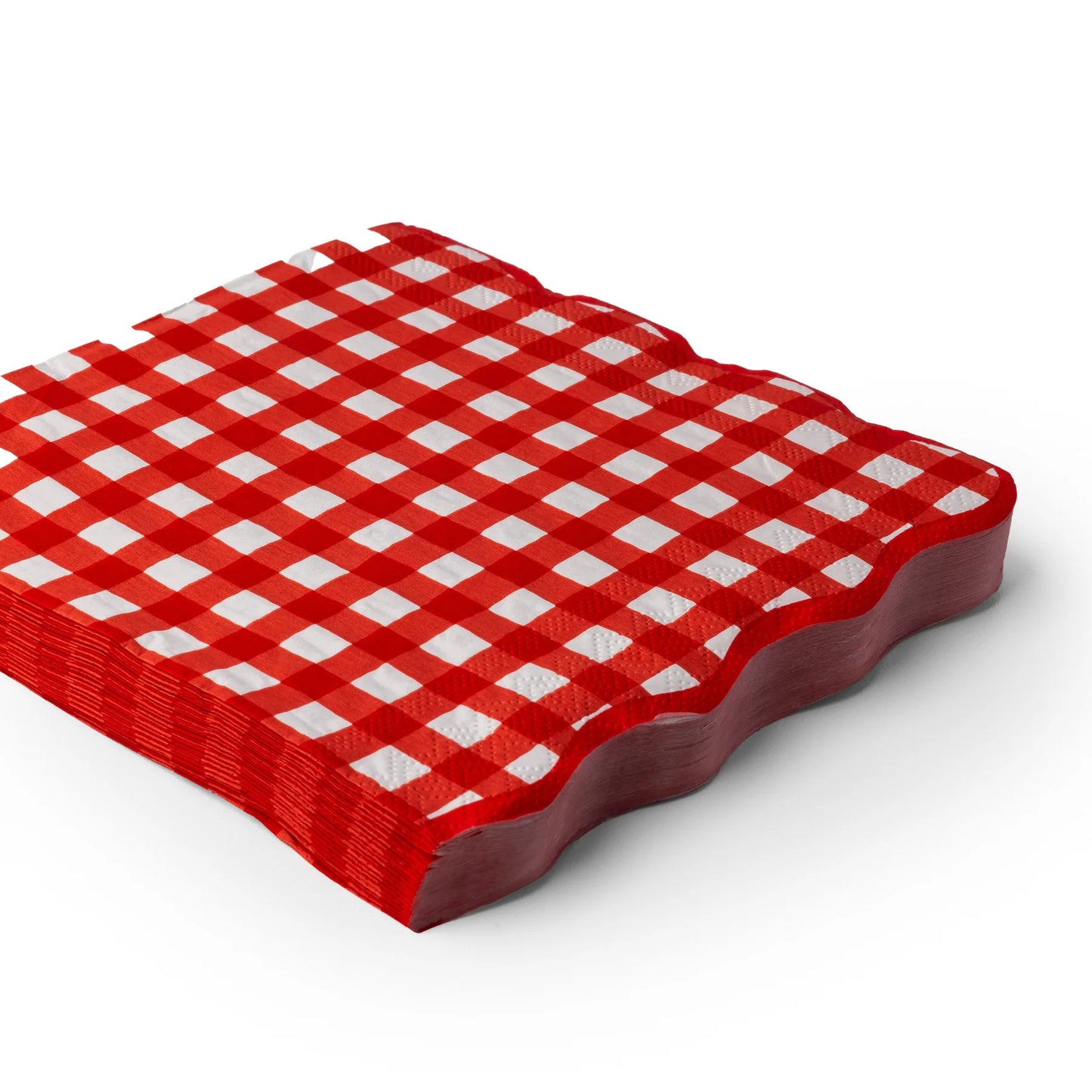Servilleta a cuadros Cherry Red