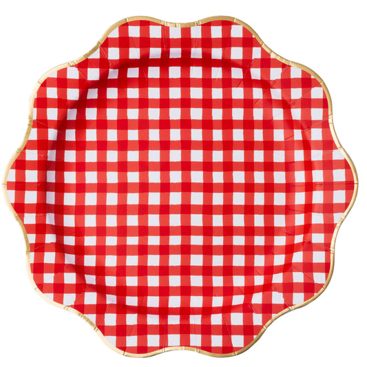 Platos a cuadros Cherry Red (Copia)