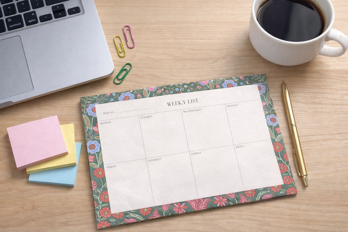 Weekly Desk Pad