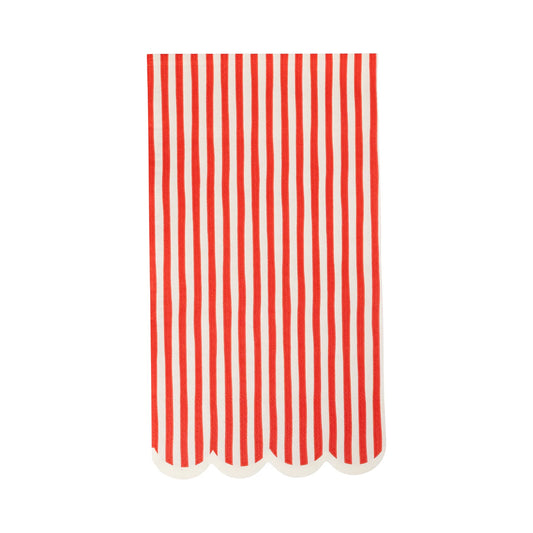 Servilletas Rayas Rojo