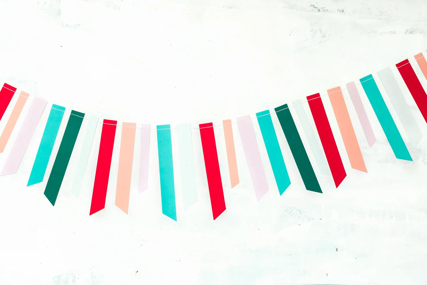 Bright Colorful Ticker Tape Banner