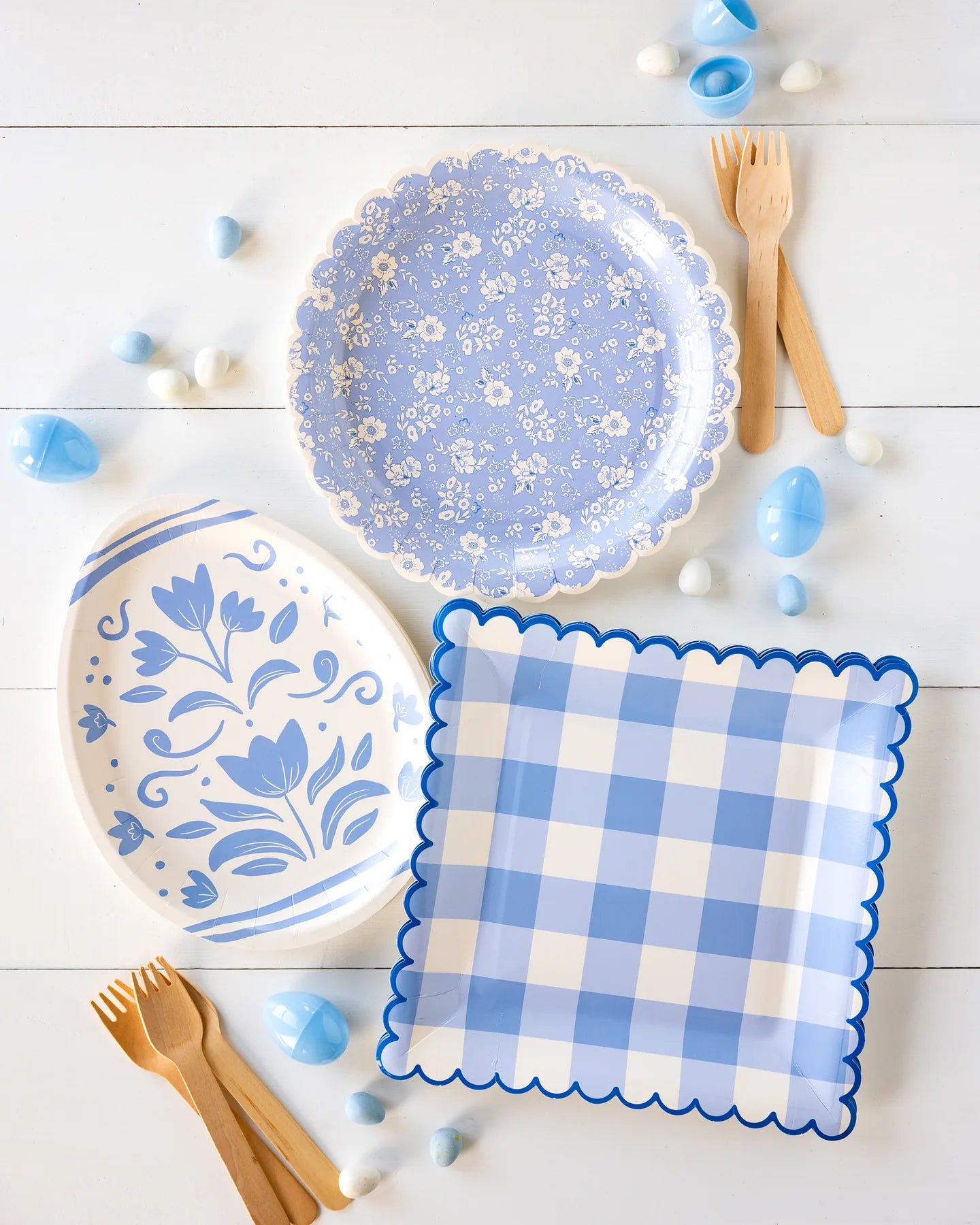 Platos BLUE GINGHAM