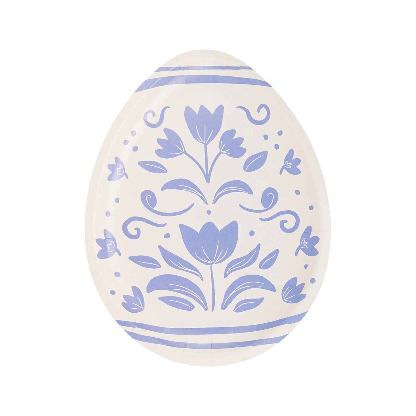 Platos FLORAL EGG SHAPED