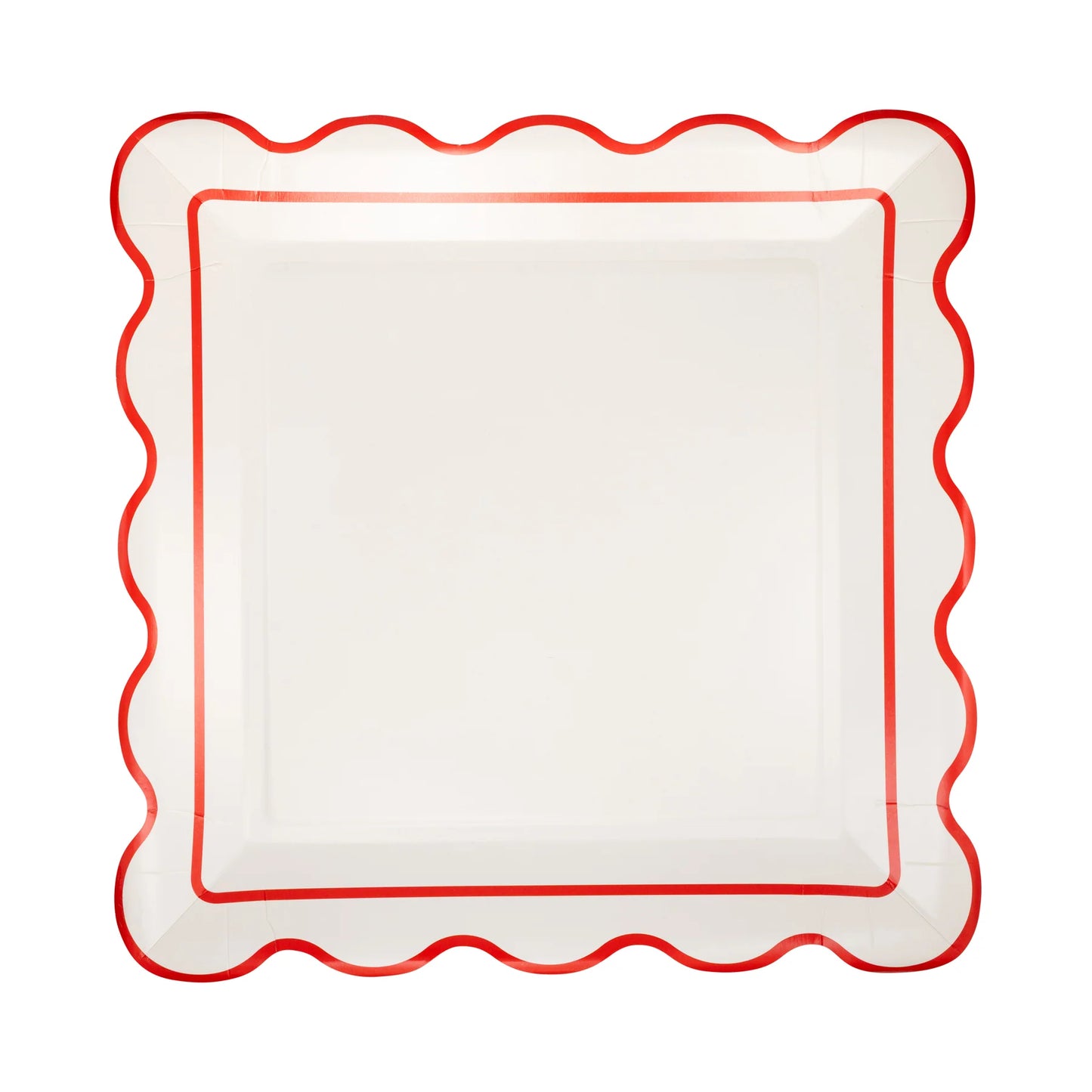 Plato Crema Cuadrado