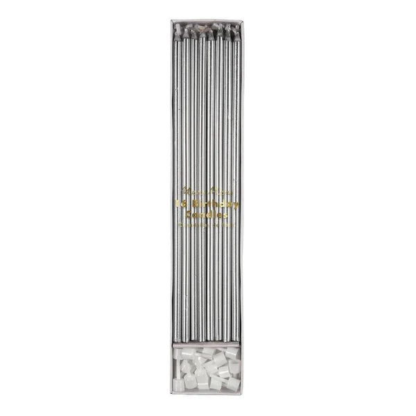 Silver Long Candles