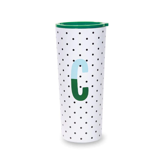 Vaso Acero Inoxidable Termico con Inicial  (Sparks of Joy)