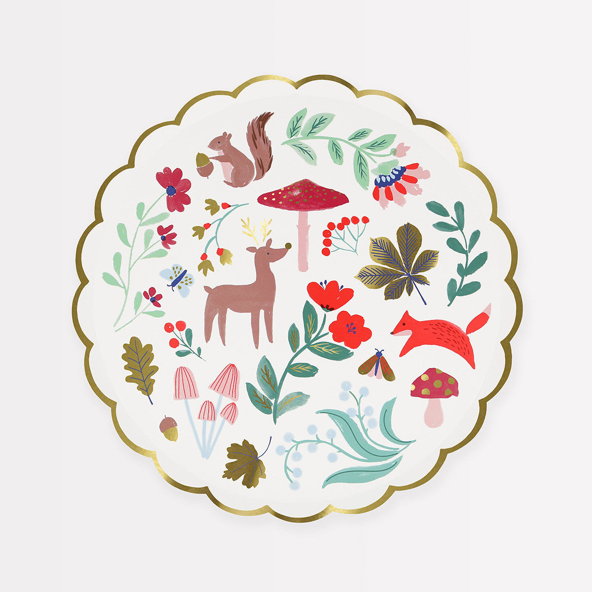 Winter Woodland  Plato Pequeño