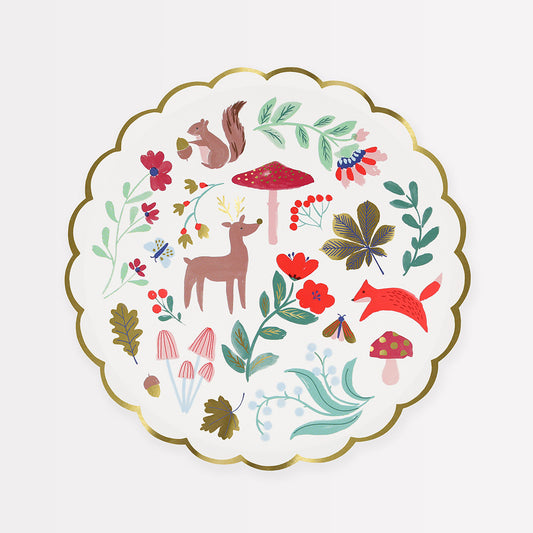 Winter Woodland  Plato Pequeño