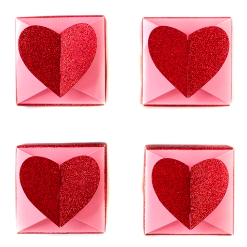 Valentine Heart Favor Boxes