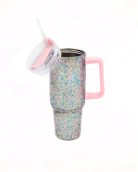 Glitter Party Tumbler con sorbete (OVERSIZE)