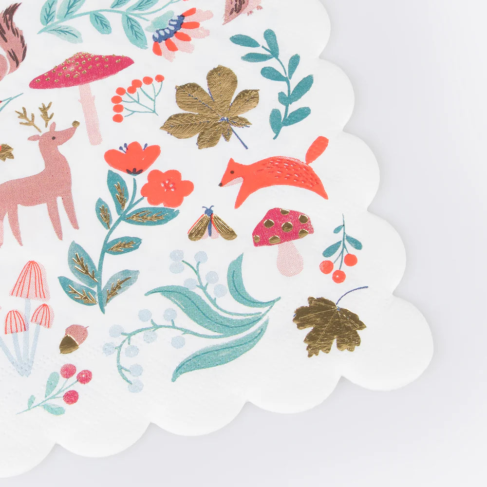 Winter Woodland Servilletas Grande