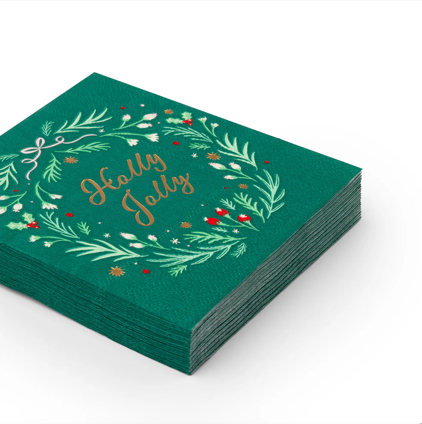 Servilletas Coctel HOLLY JOLLY