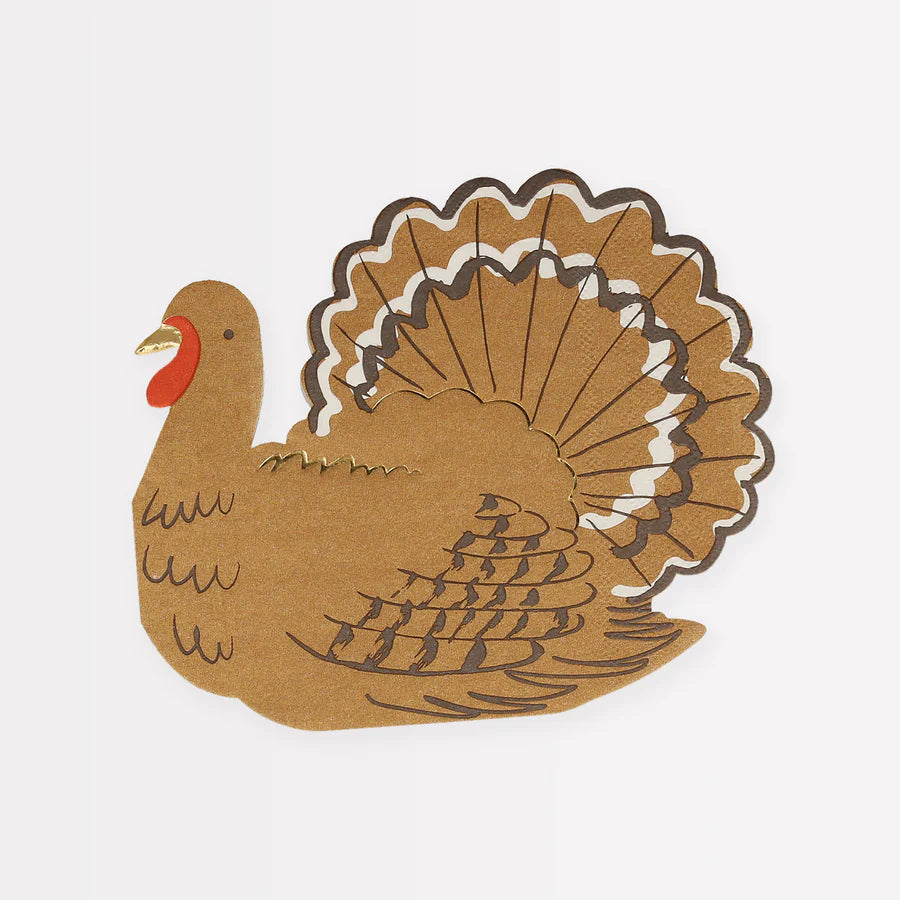 Turkey Napkins  Servilletas