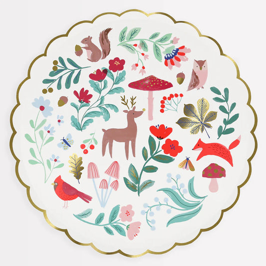 Winter Woodland Plato Grande