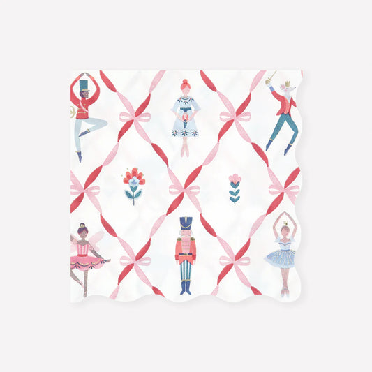 Nutcracker Ballet Servilletas Grande