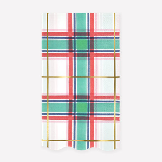 Plaid Guest Towel