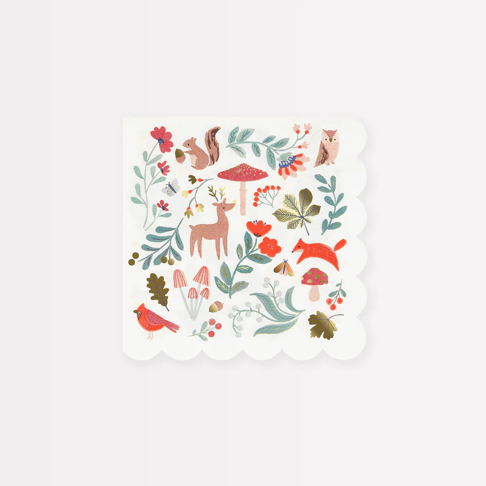 Winter Woodland Servilletas Pequeñas