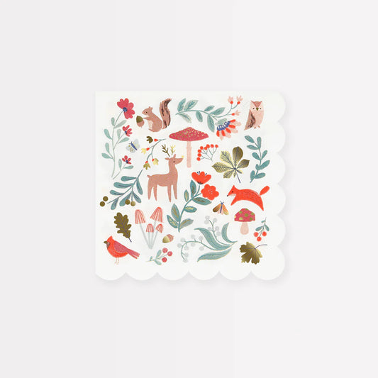 Winter Woodland Servilletas Pequeñas