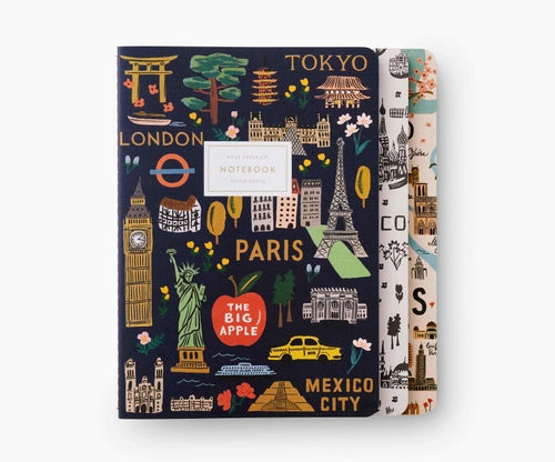 Set de Libretas - Stitched BON VOYAGE