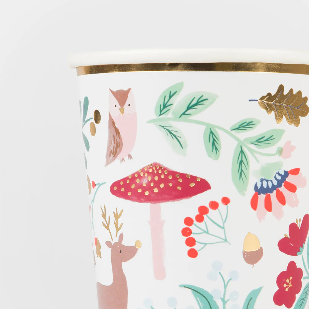 Winter Woodland Vasos