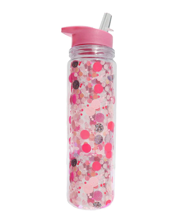 pink party water bottle